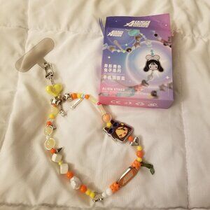 Official Alien Stage HYUNA Phone Charm Chain ALNST Rabbit Keychain Pop Up Blind